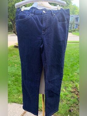 Calvin Klein Jeans Size 31 Dark Wash Skinny Jeans Logo Pocket Model off Duty